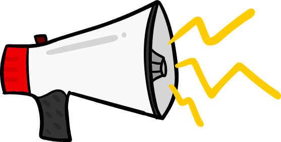 Icona di un megafono