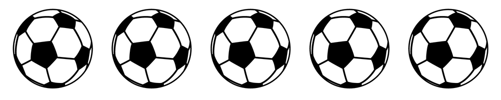 Pattern di palloni da calcio