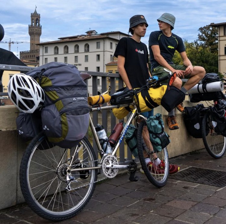 Dario e Oliver prima di partire a Firenze Dario e Oliver prima di partire a Firenze