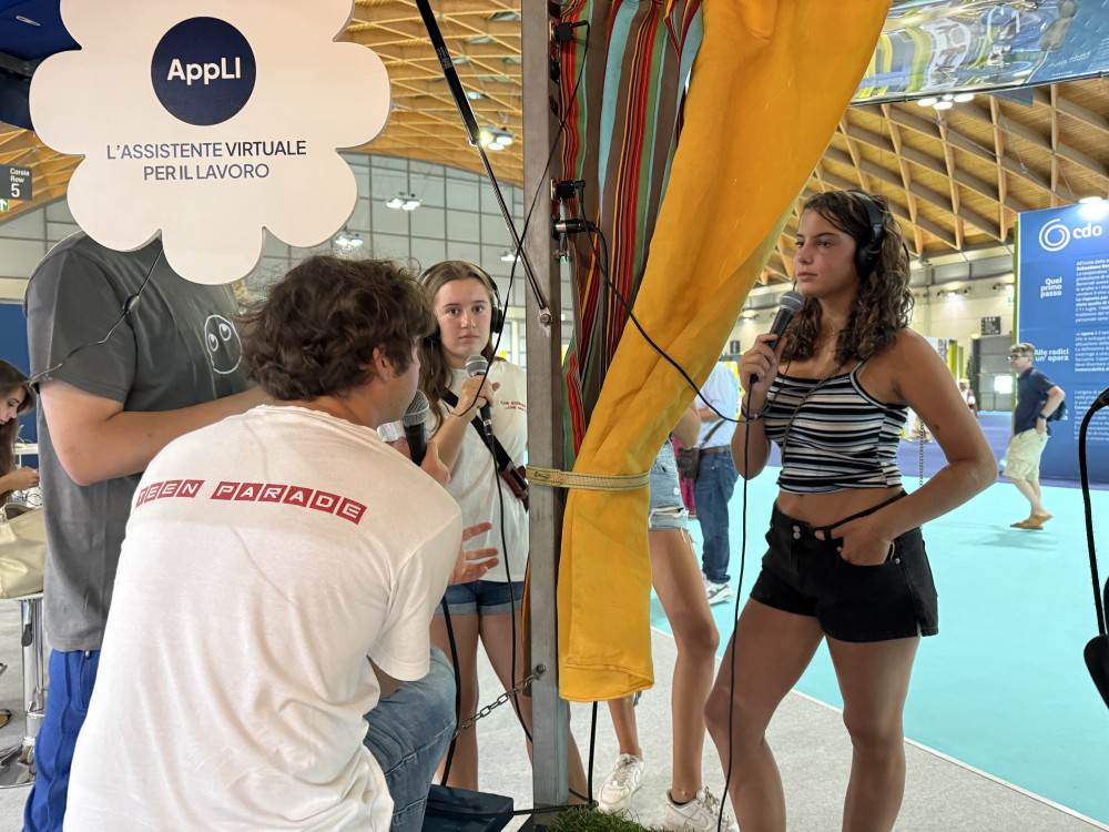 I ragazzi di Radioimmaginaria al Meeting 2025