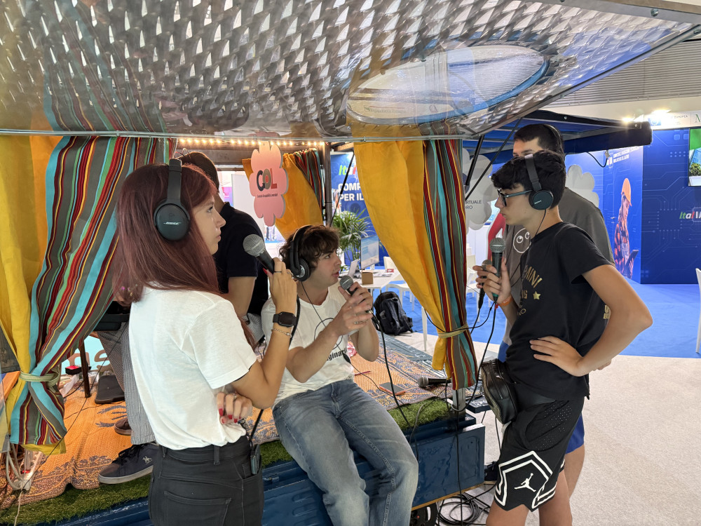 I ragazzi di Radioimmaginaria al Meeting 2025